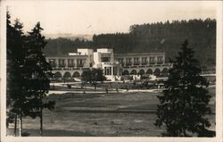 Masaryk House, Lázně Velichovky, Czechoslovakia Postcard