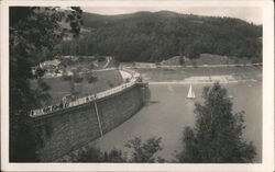 Bystrice Dam, Czech Republic Postcard