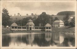Rokytince-Orlické hory Swimming Pool Postcard