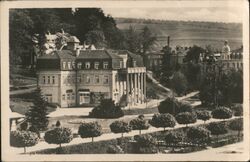 Luhačovice Inhalatorium Sanatorium, Czech Republic Postcard