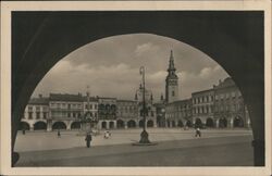 Masarykovo namesti, Novy Jicin, Czechoslovakia Postcard