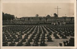 National Cemetery at Small Fortress in Terezín Postcard