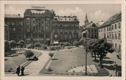 Masaryk Square, Bratislava, Czechoslovakia Postcard