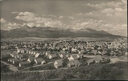Važec, Czechoslovakia - Panoramic View Postcard