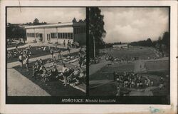 Hořovice Municipal Swimming Pool Postcard