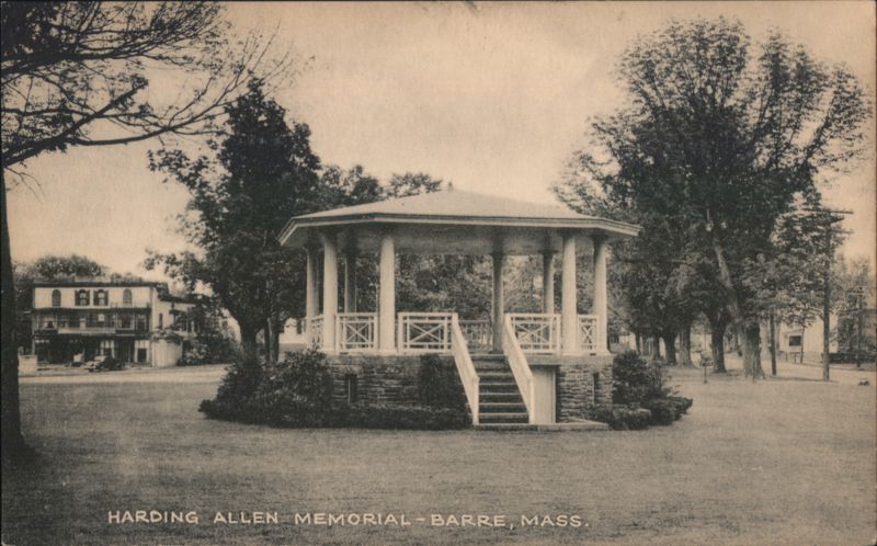Harding Allen Memorial, Barre, MA Massachusetts