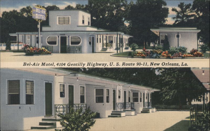 Bel-Air Motel, Gentilly Highway, New Orleans, LA Louisiana