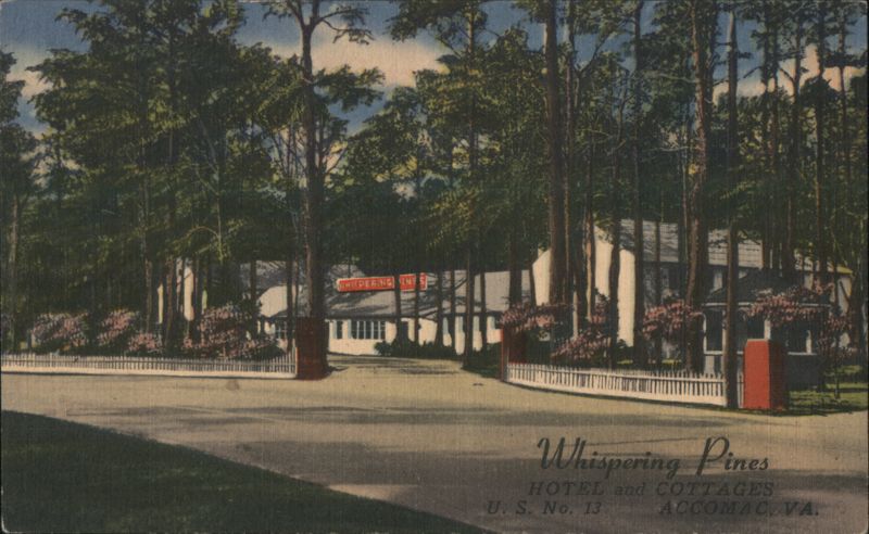 Whispering Pines Hotel and Cottages, Accomac, VA Virginia