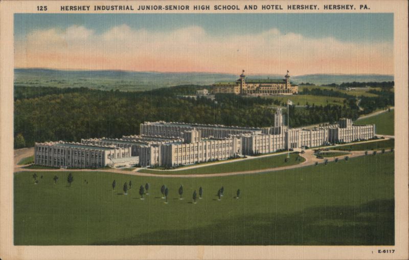 Milton Hershey Junior-Senior High School and Hotel Hershey Pennsylvania