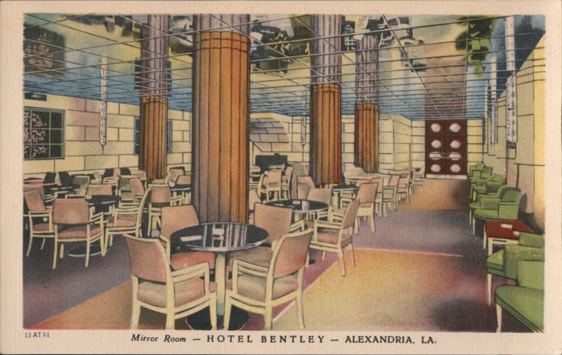Mirror Room, Hotel Bentley, Alexandria, LA Louisiana