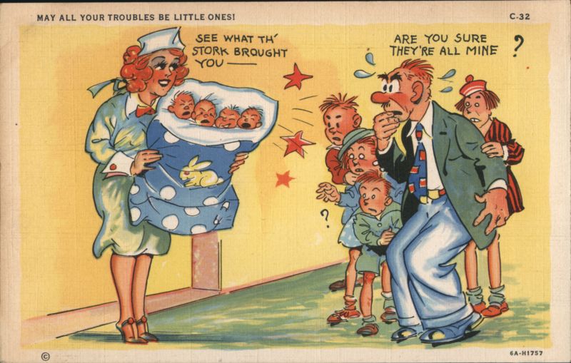 May All Your Troubles Be Little Ones! Comic Comic, Funny