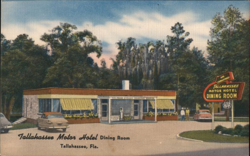 Tallahassee Motor Hotel Dining Room Florida