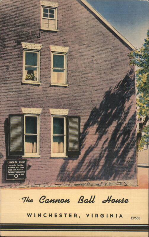 The Cannon Ball House, Winchester, VA Virginia