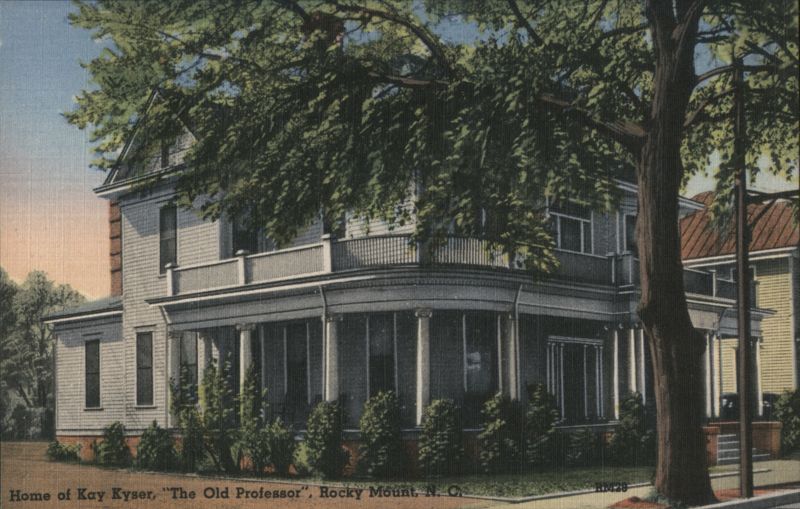 Home of Kay Kyser, The Old Professor Rocky Mount North Carolina