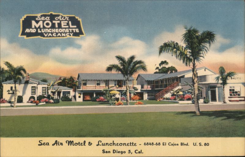 Sea Air Motel & Luncheonette, San Diego, CA California