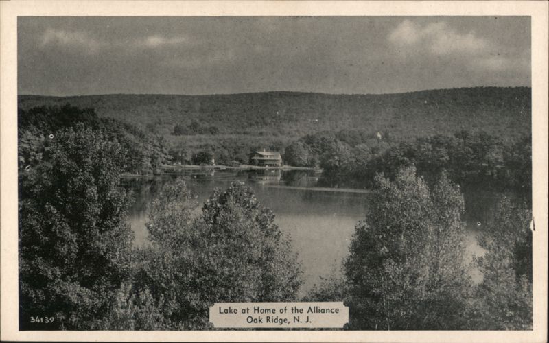 Lake at Home of the Alliance, Oak Ridge, NJ New Jersey