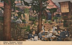 Clifton's "Brookdale" Cafeteria, Los Angeles Postcard