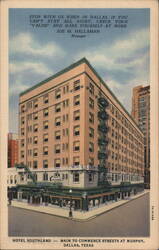 Hotel Southland Postcard