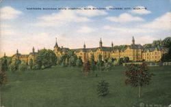 Northern Michigan State Hospital, Main Building Postcard