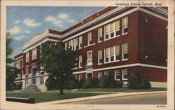 Grammar School, Corinth, MS Postcard