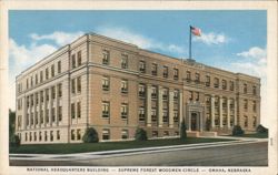 National Headquarters Building, Supreme Forest Woodmen Circle Postcard