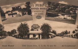 La Fiesta Motor Court, Phoenix, AZ Postcard