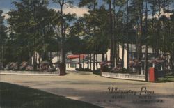 Whispering Pines Hotel Motel, Accomac, VA Postcard