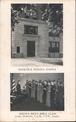 Bennett Memorial Service Club, Washington DC Postcard