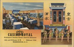 Casino Royal - Native Chinese Food Postcard
