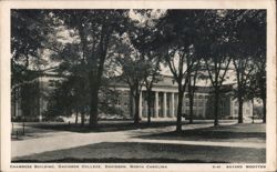 Chambers Building, Davidson College Postcard