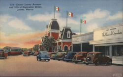 Corner of Juarez Avenue and 16th of September Street Postcard