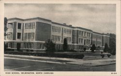 High School, Wilmington, NC Postcard