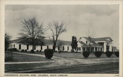 Confederate Soldiers Home, Columbia, SC Postcard
