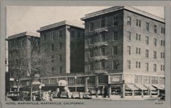 Hotel Marysville, Marysville, CA Postcard