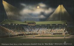 Wilmington Park, Home of the Blue Rocks Baseball Club Postcard