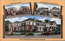 Riley's Hospital and Clinic, Meridian, MS Postcard