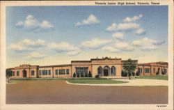 Victoria Junior High School, Victoria, TX Postcard