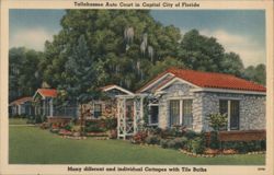 Tallahassee Motor Hotel Postcard