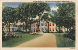 Shrine Hospital for Crippled Children, Shreveport, LA Postcard