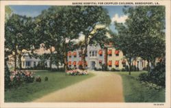 Shrine Hospital for Crippled Children, Shreveport, LA Postcard