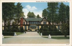 Hostess House, Naval Training Station, Norfolk, VA Postcard