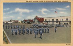 Allan Hancock College of Aeronautics, Santa Maria, CA Postcard