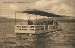 Scott's Show Boat, Oquaga Lake, NY Postcard