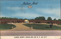 Madison Motel, Joplin, MO Postcard