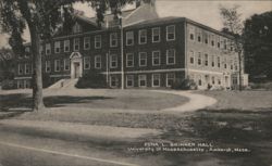 Edna L. Skinner Hall, University of Massachusetts Postcard