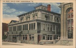 The Dewey Health Home, Harrisonburg, VA Postcard
