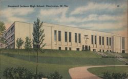Stonewall Jackson High School, Charleston, WV Postcard