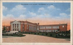Goldsboro High School, Goldsboro, NC Postcard