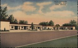 Jay's Cottages Motel, 1313 Idaho Street, Elko, NV Postcard