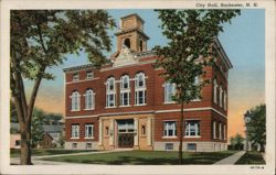 City Hall, Rochester, NH Postcard
